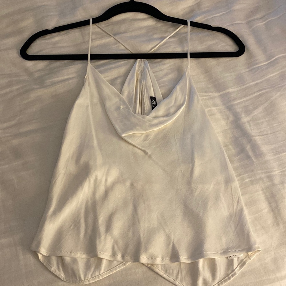 Zara Satin Tank Top
